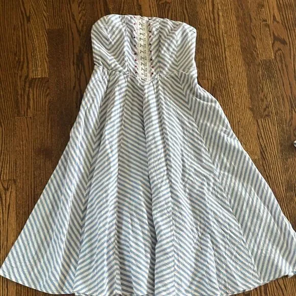 Maeve Strapless A-Line Dress by Anthropologie - Picture 7 of 9